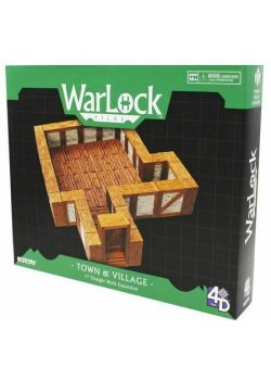 Warlock Tiles: Town & Village - 1" Straight Walls Expansion